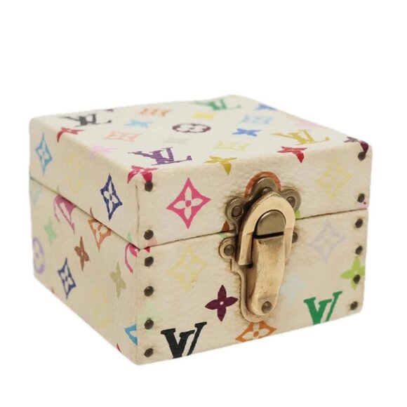 Louis Vuitton Accessories - LOUIS VUITTON Monogram Multicolor Jewelry Box White LV Auth 96899A